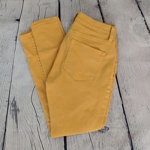 a.n.a Yellow Skinny Jeans Size 2